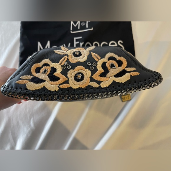 Mary Frances Leather One Of A Kind Handbag - Picture 2 of 4